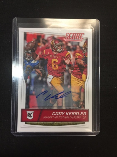 2016 Score Cody Kessler Browns USC Rookie Autograph Card