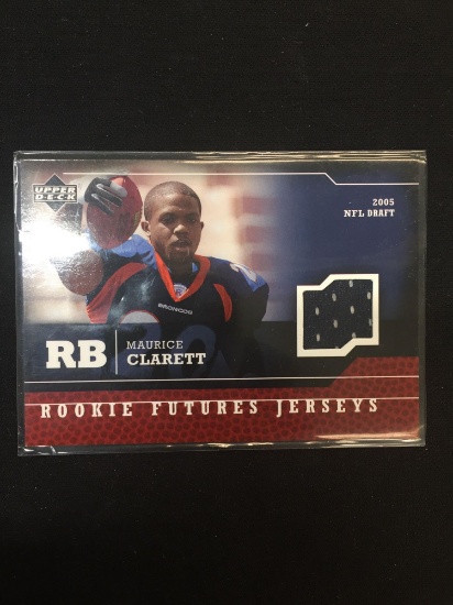 2005 Upper Deck Rookie Futures Maurice Clarett Broncos Rookie Jersey Card