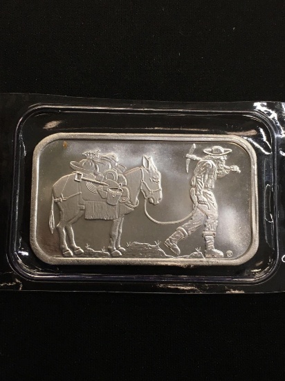 1 Troy Ounce .999 Fine Silver Silver Towne Silver Bullion Bar