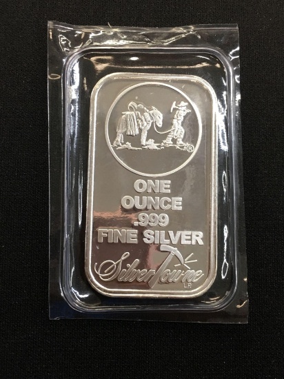 1 Troy Ounce .999 Fine Silver Silver Towne Silver Bullion Bar