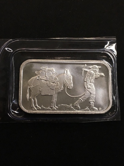 1 Troy Ounce .999 Fine Silver Silver Towne Silver Bullion Bar