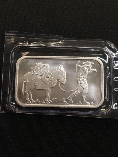 1 Troy Ounce .999 Fine Silver Silver Towne Silver Bullion Bar