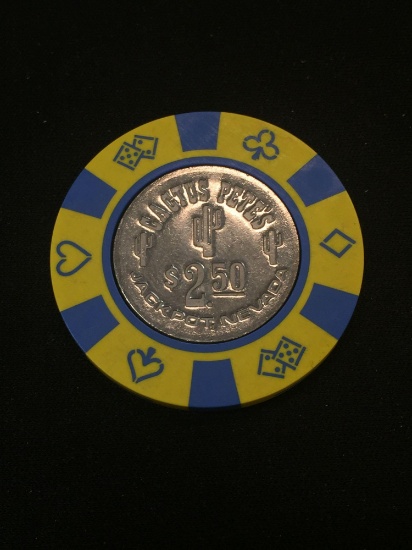 Cactus Pete's Casino - Jackpot, Nevada - $2.50 Casino Chip - RARE