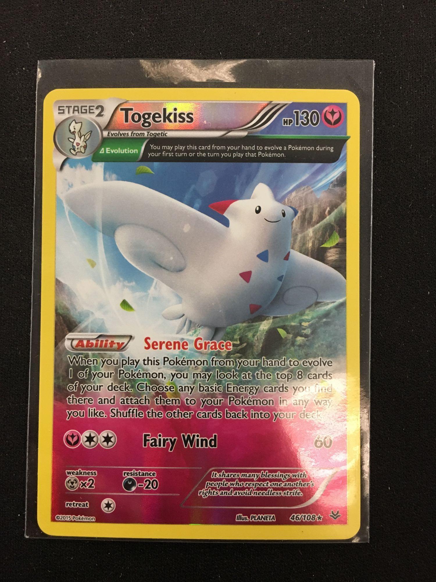 Pokemon Togekiss XY Roaring Skies Reverse | Proxibid Pokemon Togekiss XY Roaring Skies Reverse | Proxibid