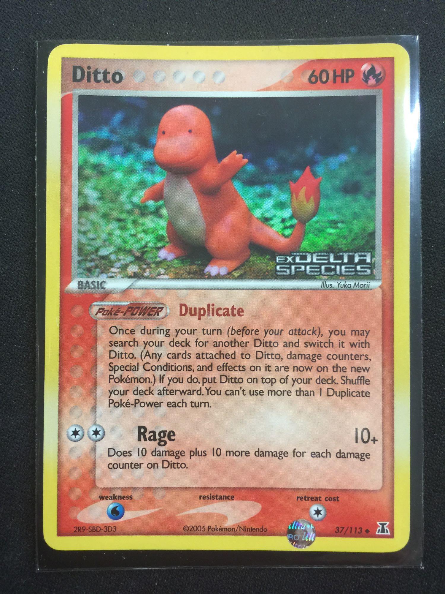 Ditto EX Delta Species Pokemon Card