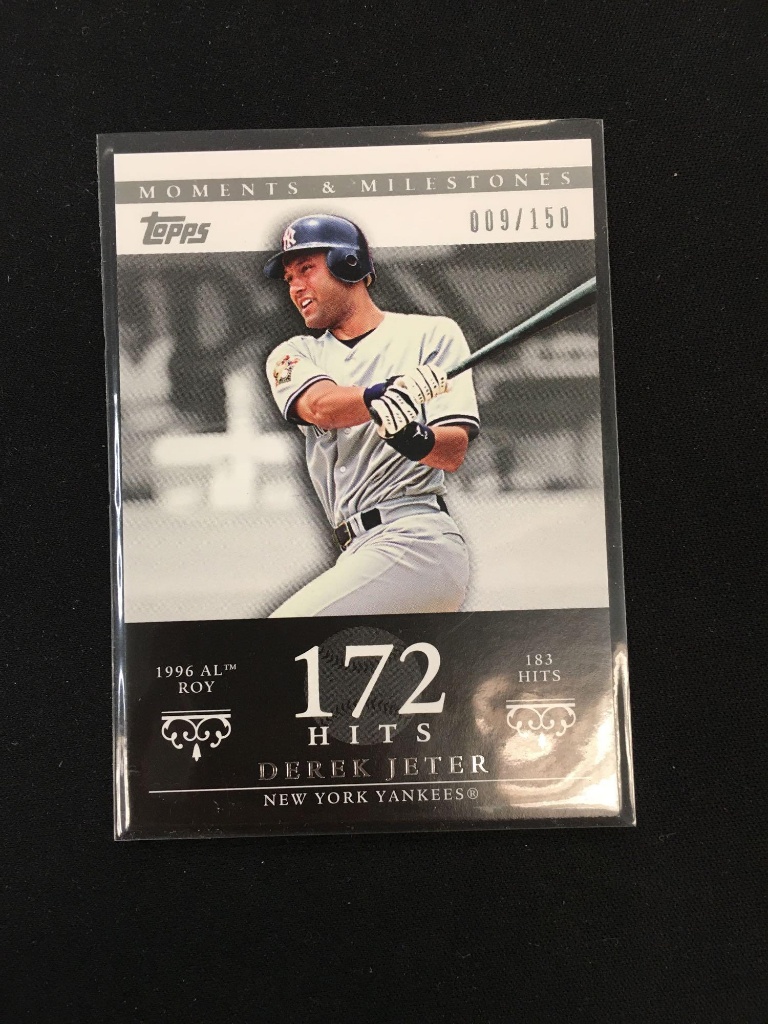 2007 Topps Moments & Milestones Derek Jeter Yankees Baseball Card /150 |  Art, Antiques & Collectibles Collectibles Sports Memorabilia Sports Cards |  Online Auctions | Proxibid