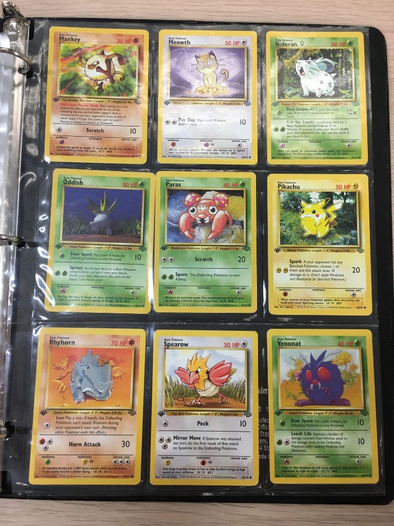Pokemon BINDER 32 Jungle Set Cards | Art, Antiques & Collectibles  Collectibles Trading Cards | Online Auctions | Proxibid