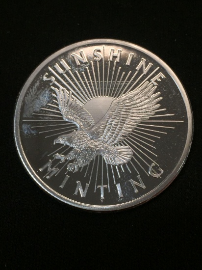 1/2 Troy Ounce .999 Fine Silver Sunshine Minting Silver Bullion Round Coin