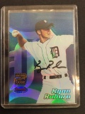2002 Bowman's Best Ryan Raburn Tigers Rookie Autograph Card