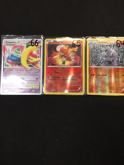 Pokemon Lot of 3 Holofoil Cards