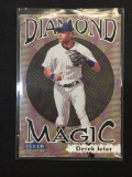 1999 Fleer Tradition Diamond Magic Derek Jeter Yankees Insert Baseball Card