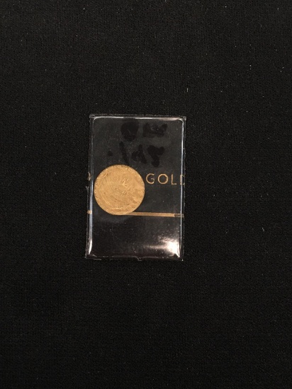 8K Yellow Gold .142 Gram US Style Coin