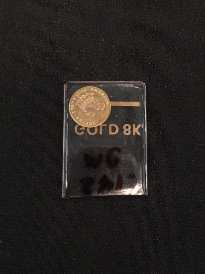 8K Yellow Gold .142 Gram US Style Coin