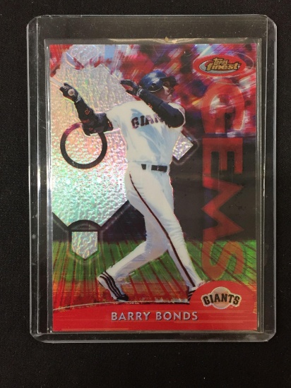 2000 Topps Finest Gems Refractor Barry Bonds Giants Insert Card - RARE