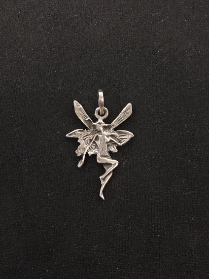 Enchanted Fairy Designed Sterling Silver Pendant