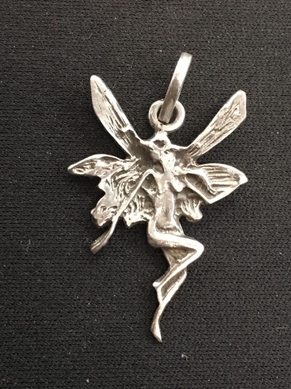 Enchanted Fairy Designed Sterling Silver Pendant