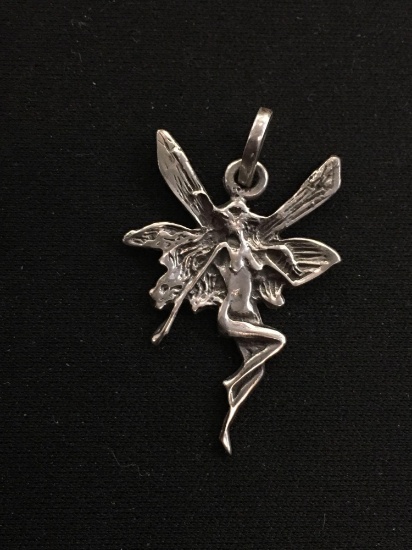 Enchanted Fairy Designed Sterling Silver Pendant