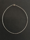 Sterling Silver Large Circular Neck wire