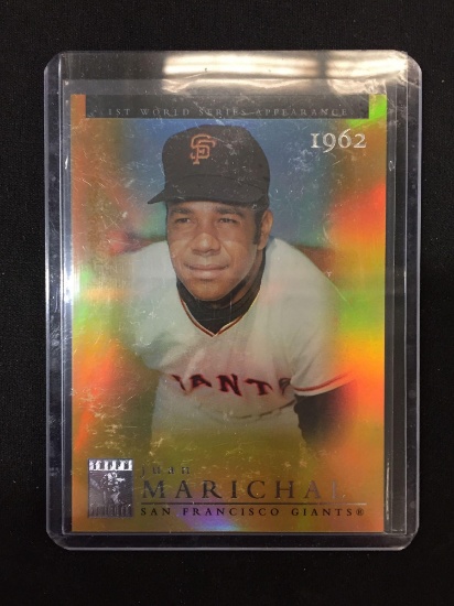 2003 Topps Tribute Gold Refractor Juan Marichal Giants Insert Card /100 - RARE