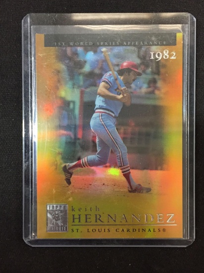 2003 Topps Tribute Gold Refractor Keith Hernandez Cardinals Insert Card /100 - RARE