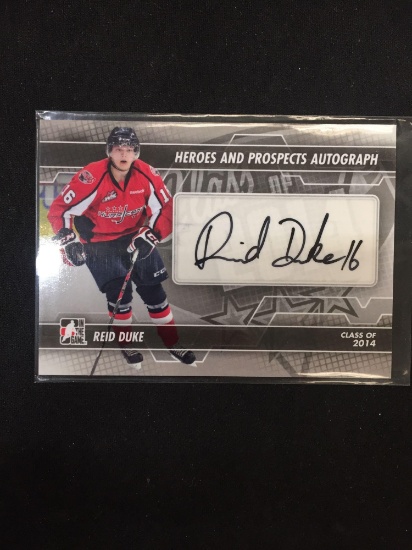 2014 ITG Heroes & Prospects Reid Duke Rookie Autograph Card