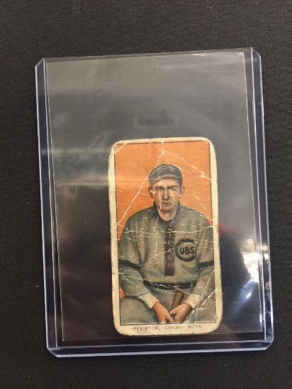 1909 T206 Sweet Caporal Jack Pfeister Cubs Vintage Baseball Tobacco Card