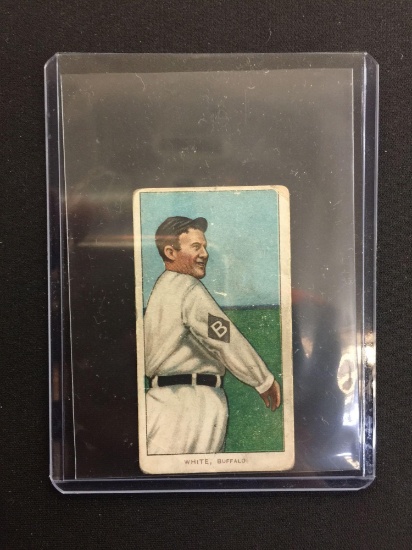 1909 T206 Jack White Buffalo Vintage Baseball Tobacco Card