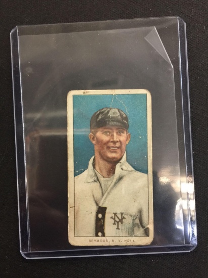 1909 T206 Sweet Caporal Cy Seymour N.Y. National Vintage Baseball Tobacco Card