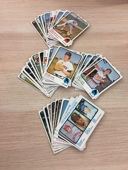 39 Card Lot of 1973 Topps Baseball Vintage Cards