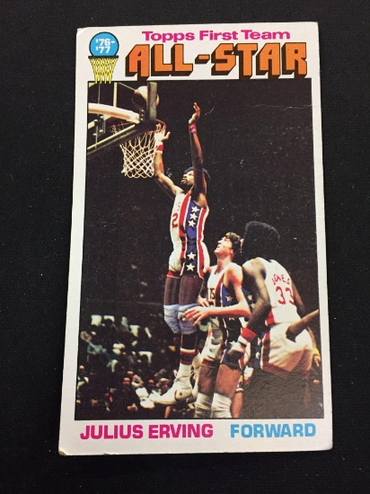 1977-78 Topps #127 Julius Erving Nets Vintage Basketball Card