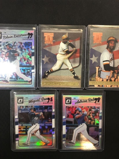 Lot of 5 Baseball Insert, Serial Numbered, and Star Cards!