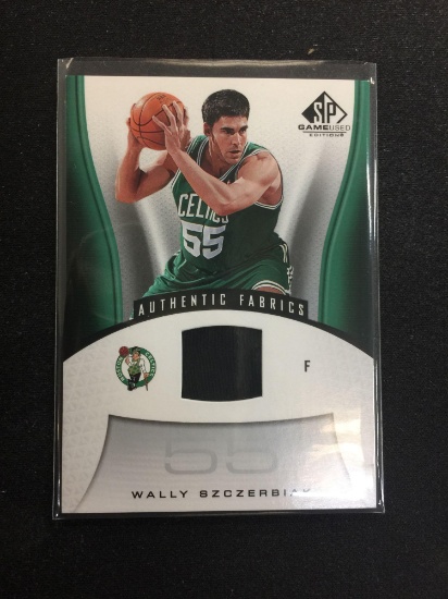 2006-07 SP Game Used Edition Wally Szczerbiak Celtics Jersey Card