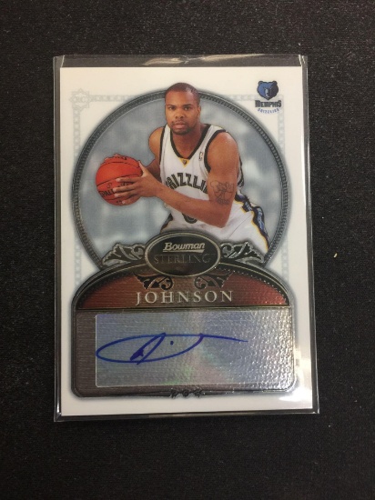 2006-07 Bowman Sterling Alexander Johnson Grizzlies Autograph Card