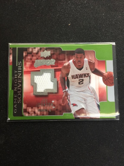 2008-09 Upper Deck MVP Joe Johnson Hawks Jersey Card