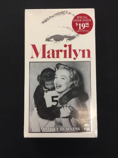Awesome Vintage Marilyn Mokey Business VHS Tape - Factory Sealed
