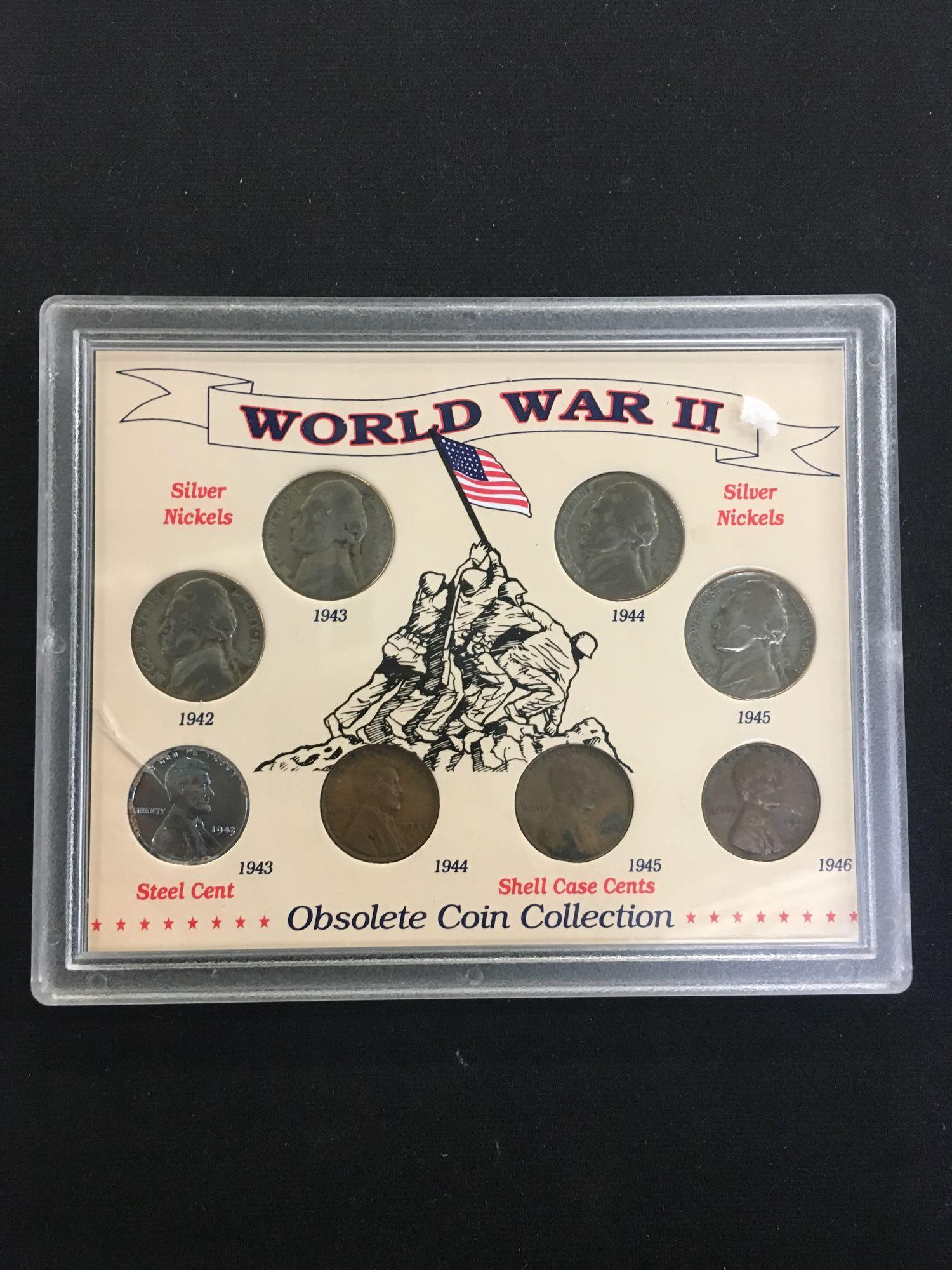 World War II Obsolete Coin With 4 Silver Nickels Proxibid