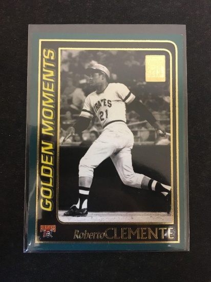 2001 Topps Golden Moments Roberto Clemente Pirates Baseball Card