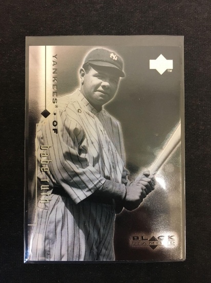 1999 Upper Deck Black Diamond Babe Ruth Yankees Baseball Card