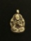 Hindu Goddess Styled Sterling Silver Pendant