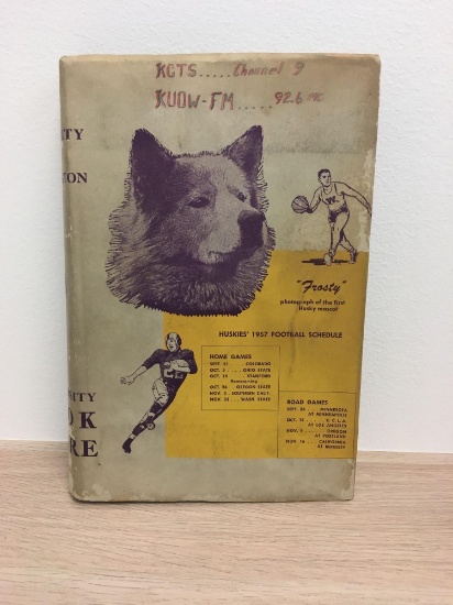 1959 University of Washington Husky Book Covers W/ Sports Schedule