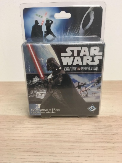 Box Set of Star Wars Empire Vs Rebellion Card Game - Facory Sealed