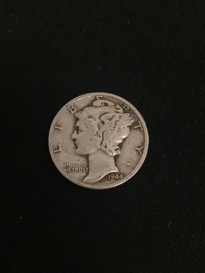 1944-S United States Mercury Dime - 90% Silver Coin