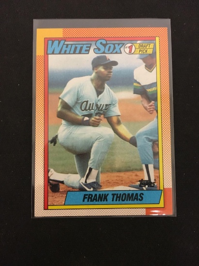 1990 Topps #414 Frank Thomas White Sox Rookie Baseball Card