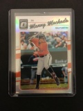 2017 Panini Donruss Refractor Manny Machado Orioles Insert Baseball Card