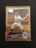 2011 Topps Diamond Anniversary Gold Mel Ott Giants Baseball Card