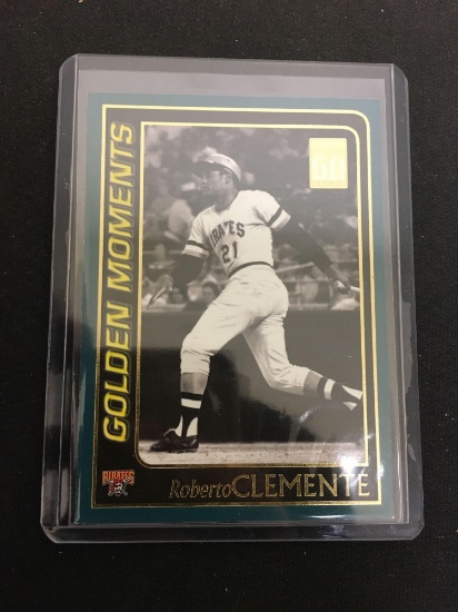 2001 Topps Golden Moments Roberto Clemente Pirates Baseball Card