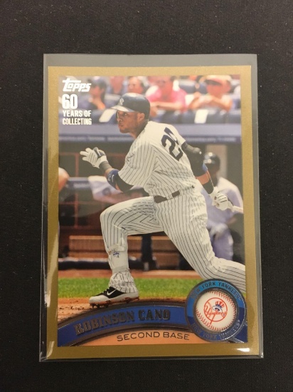 2011 Topps Gold #130 Robinson Cano Yankees /2011