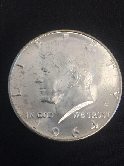 1964 United States Kennedy Half Dollar - BU Condition - 90% Silver