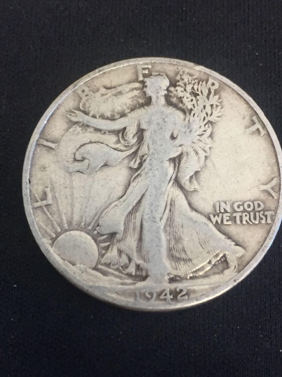 1942 United States Walking Liberty Half Dollar