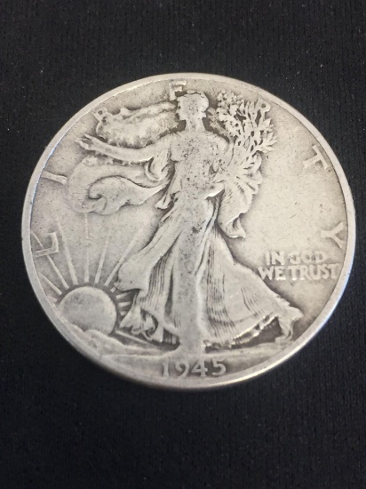 1945 United States Walking Liberty Half Dollar